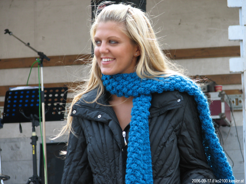 Blue Muffler, Dark Jacket