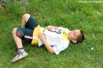 in the grass